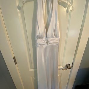 White Gown (low cut back)